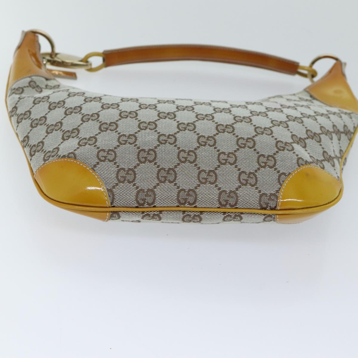 GUCCI GG Canvas Shoulder Bag Gray 001 4158 3444 71520