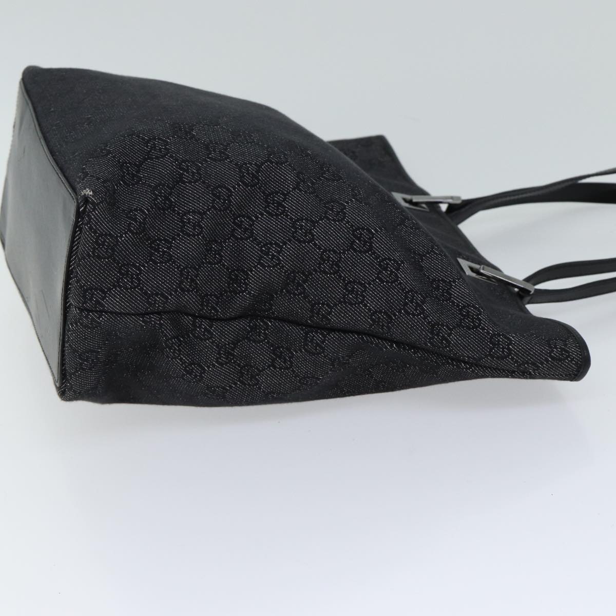 GUCCI GG Canvas Tote Bag Gray 31243 71523