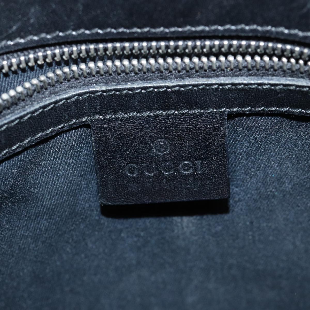 GUCCI GG Canvas Hand Bag Black 107757 71784