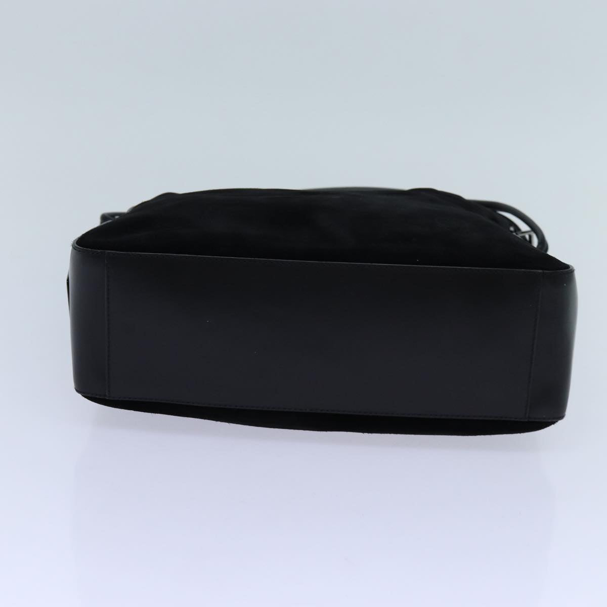 GUCCI Shoulder Bag Suede Black 001 3770 71787