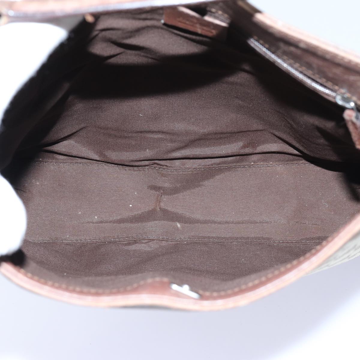 GUCCI GG Canvas Shoulder Bag Beige 33900 71788