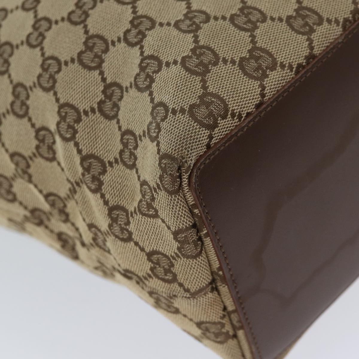 GUCCI GG Canvas Tote Bag Beige 001 1098 71799