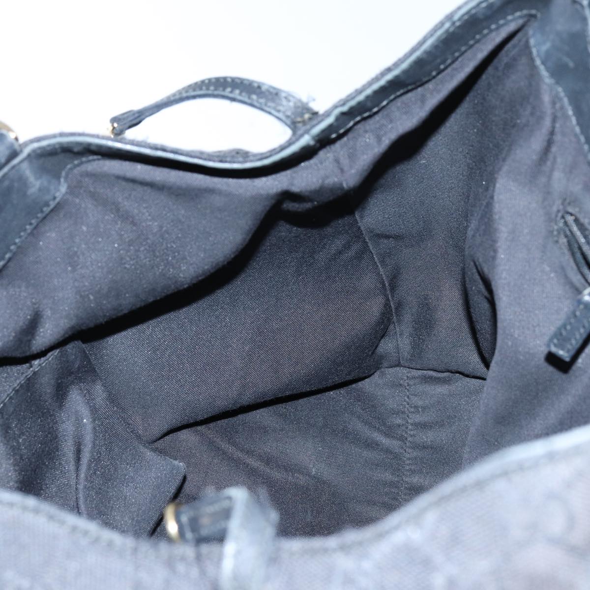 GUCCI GG Canvas Tote Bag Black 189835 71801