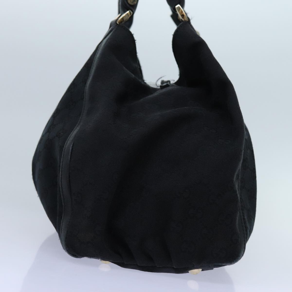 GUCCI GG Canvas Tote Bag Black 189835 71801
