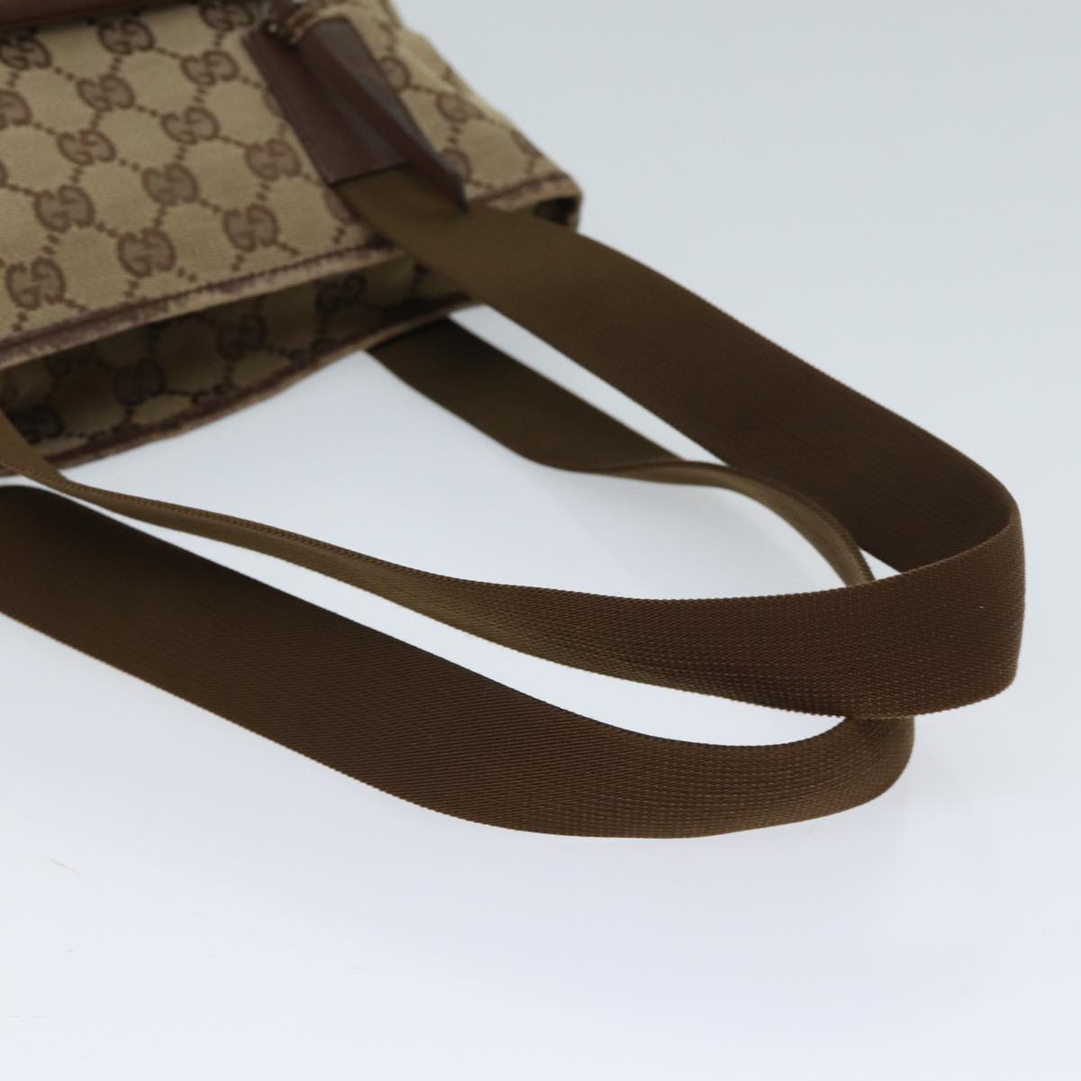 GUCCI GG Canvas Tote Bag Beige 28893 71807