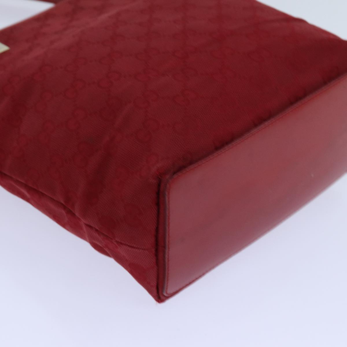 GUCCI GG Canvas Hand Bag Red 002 1099 71810