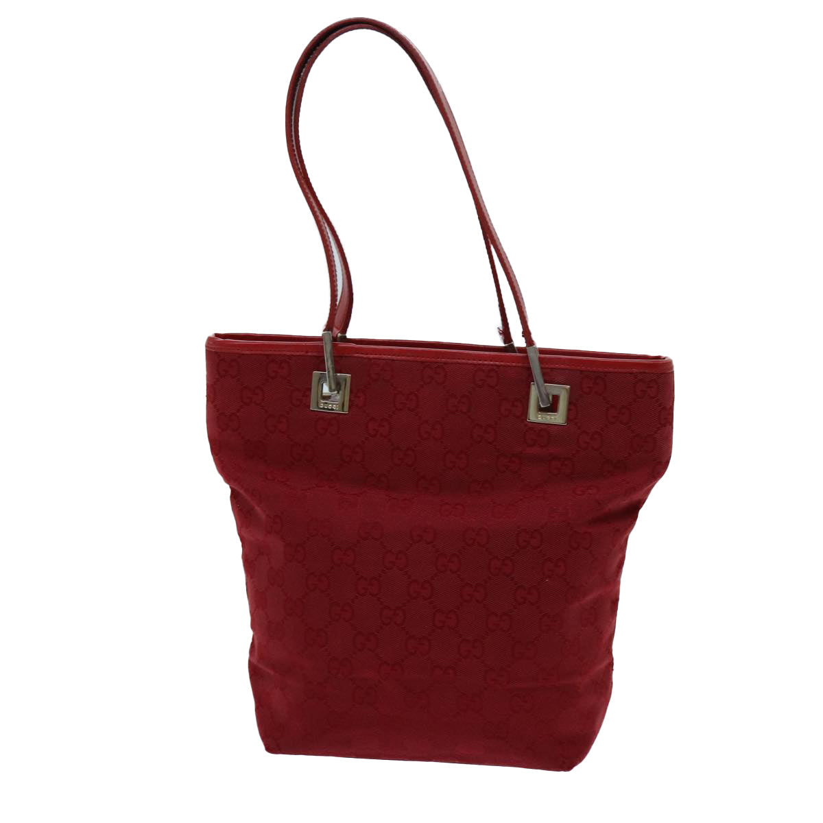 GUCCI GG Canvas Hand Bag Red 002 1099 71810
