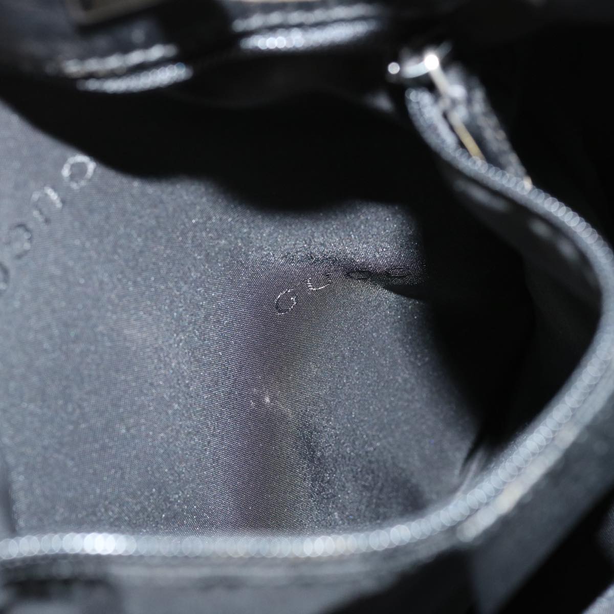 GUCCI GG Canvas Shoulder Bag Black 001 3812 71811