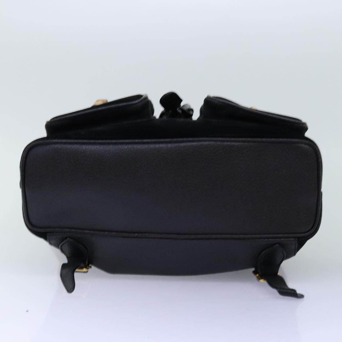 GUCCI Bamboo Backpack Suede Black 71825