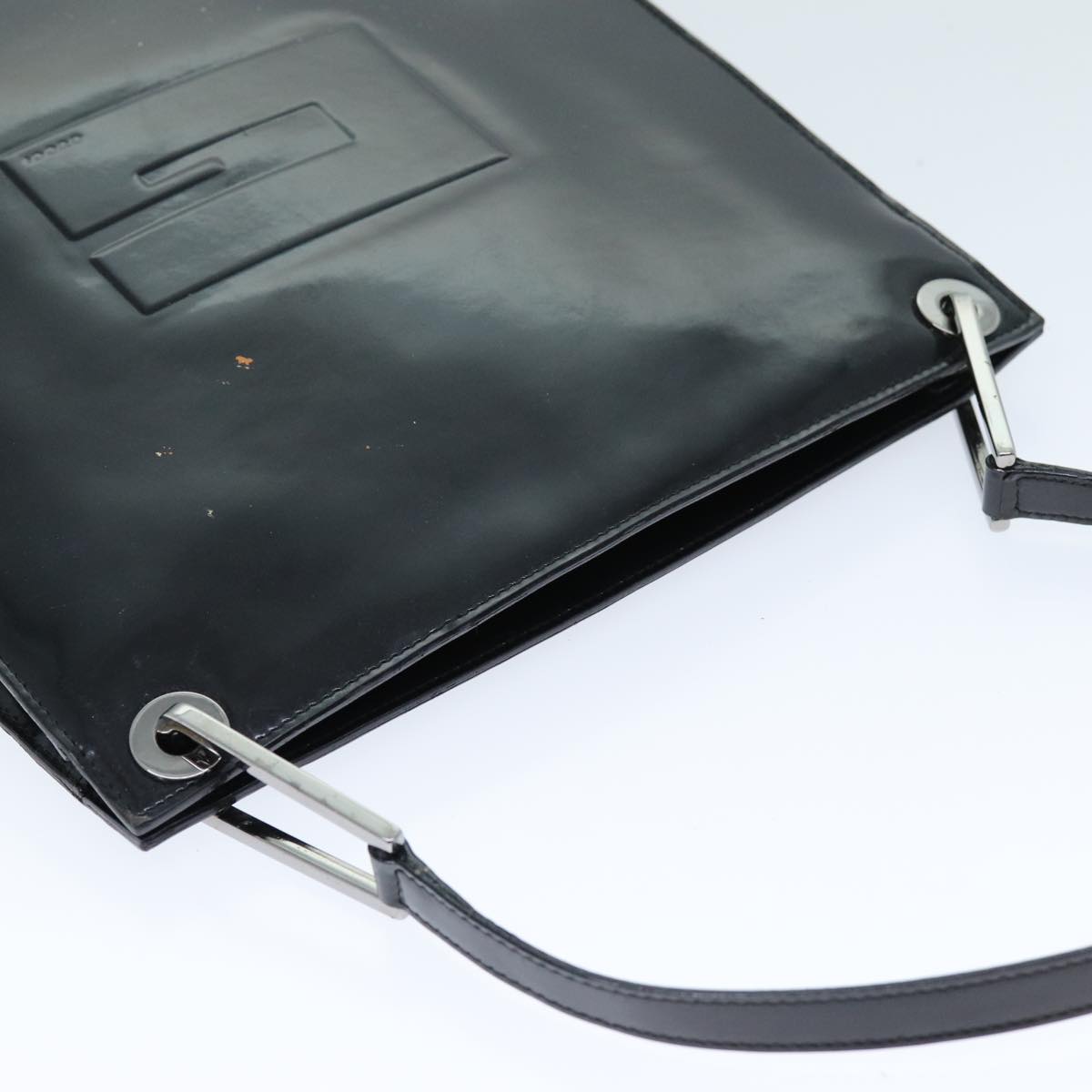 GUCCI Shoulder Bag Patent leather Black 001 1013 3037 71915