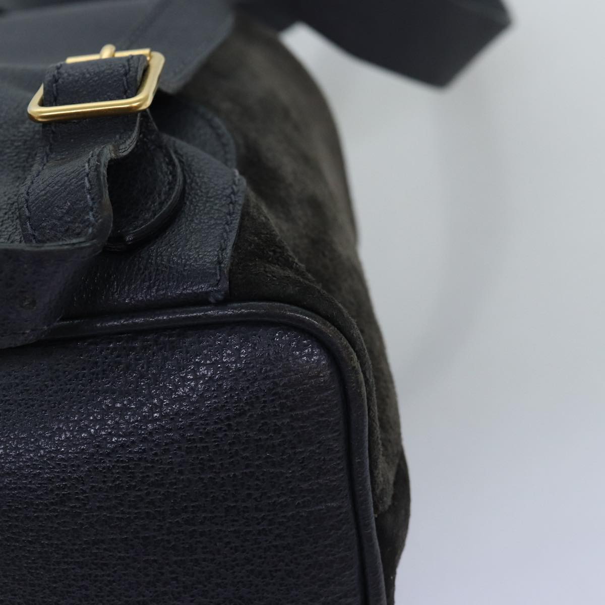 GUCCI Bamboo Backpack Suede Black 71916