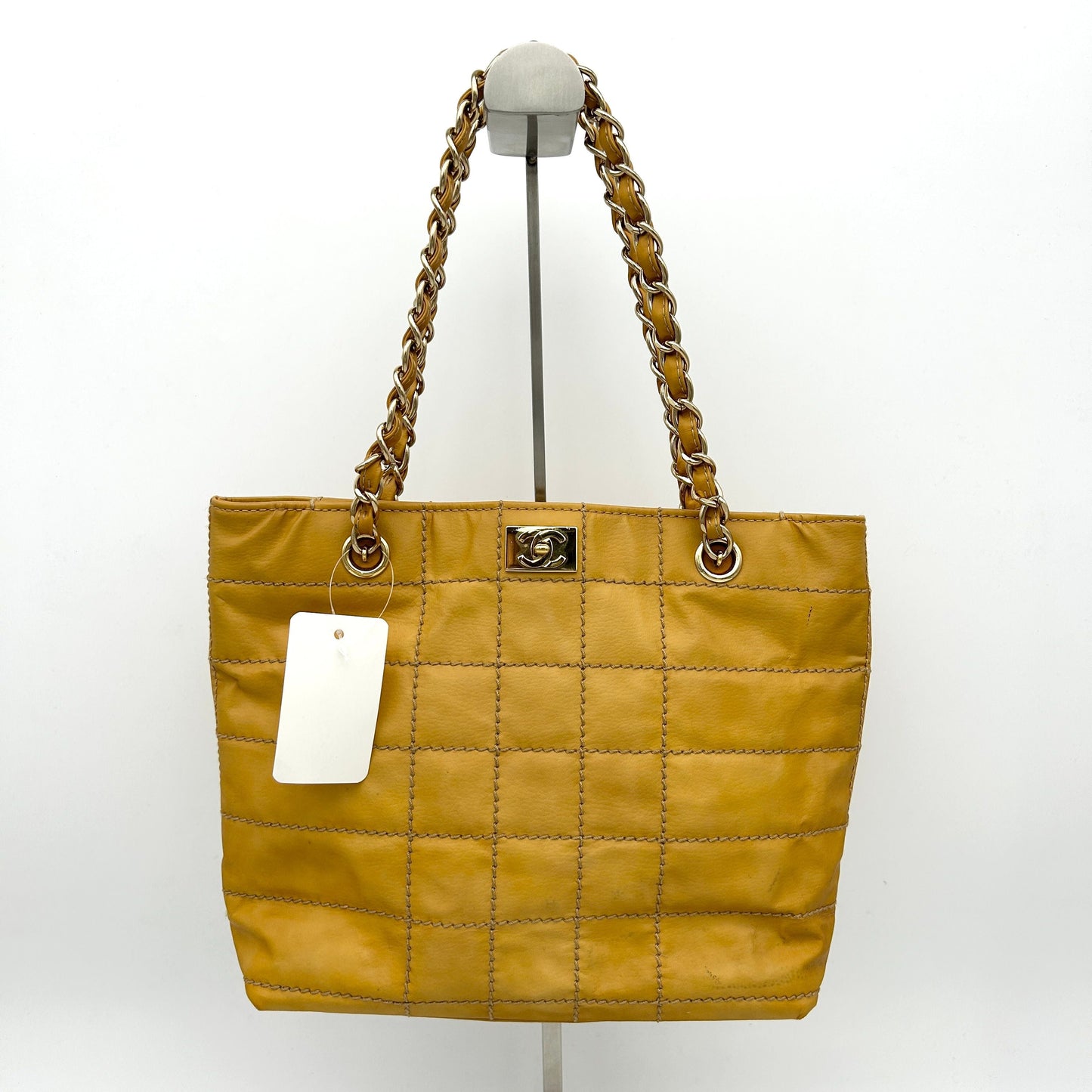CHANEL Patent Chocolate Bar Tote ch9565ss