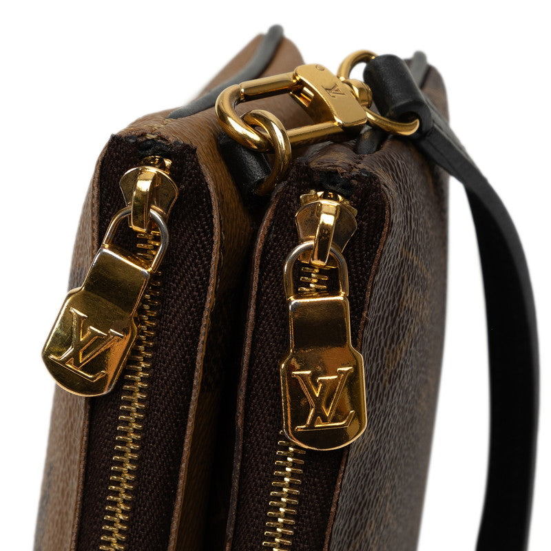 Louis Vuitton Monogram Giant Reversee Pochette Double  Shoulder Bag M69203 Brown PVC Leather  Louis Vuitton