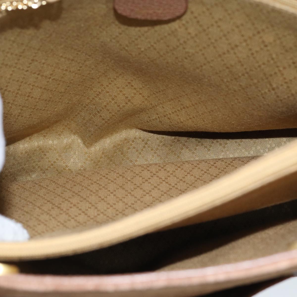 GUCCI Bamboo Hand Bag Suede 2way Brown 002 123 0322 72032