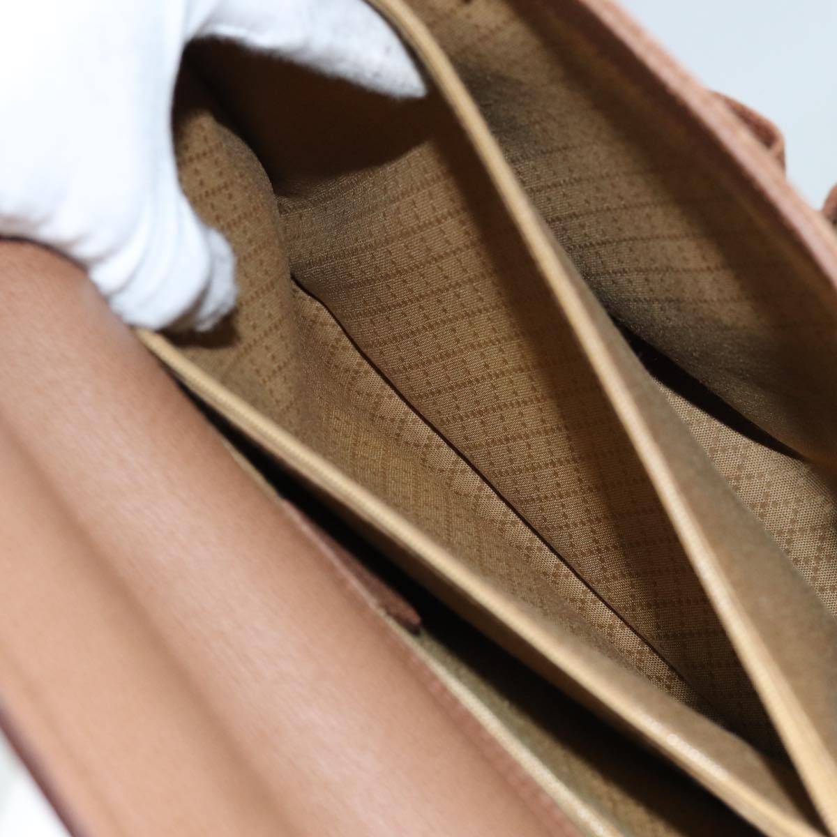 GUCCI Bamboo Hand Bag Suede 2way Brown 002 123 0322 72032