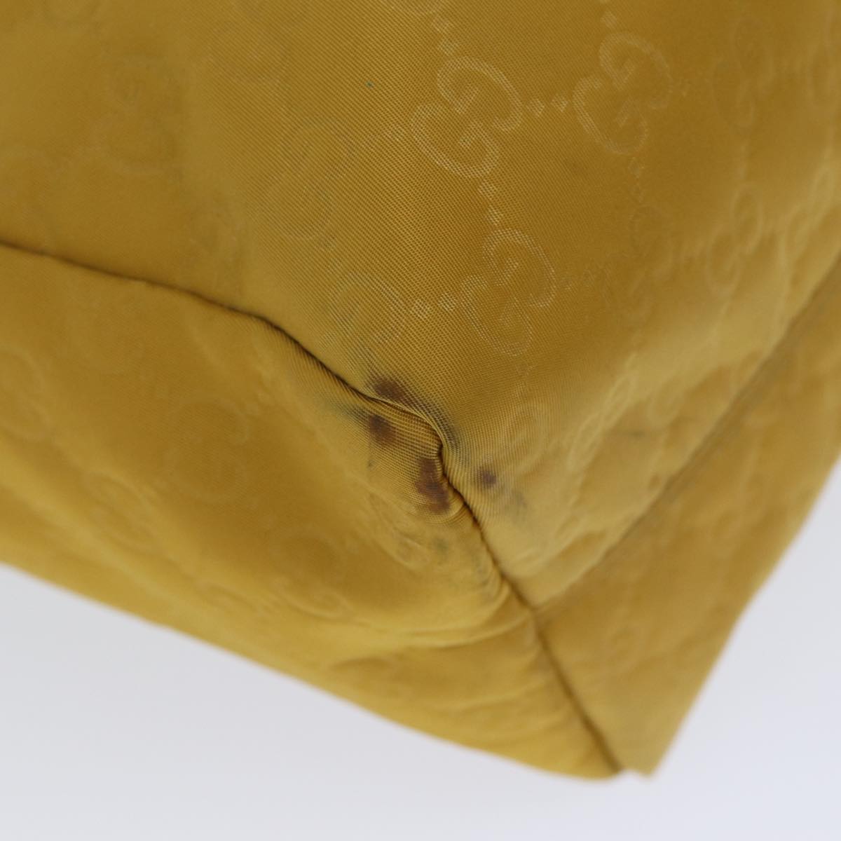 GUCCI GG Canvas Tote Bag Yellow 282439 72047
