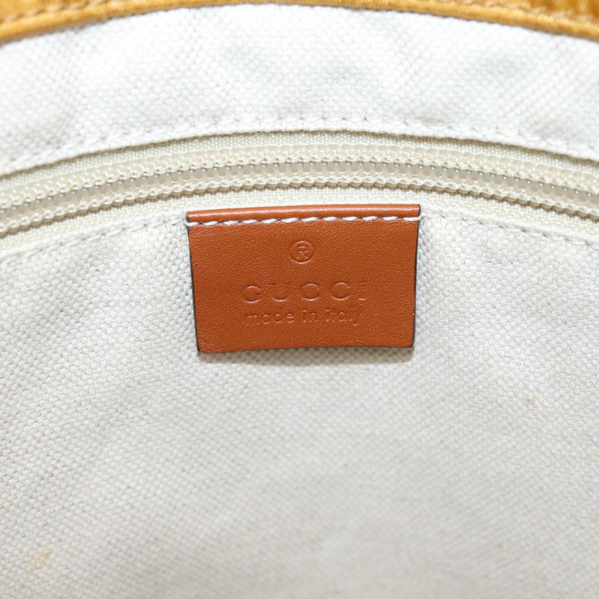 GUCCI GG Canvas Tote Bag Yellow 282439 72047