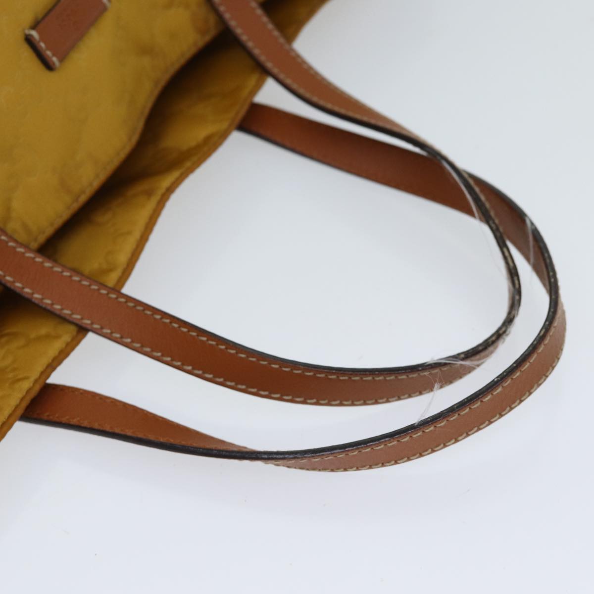 GUCCI GG Canvas Tote Bag Yellow 282439 72047