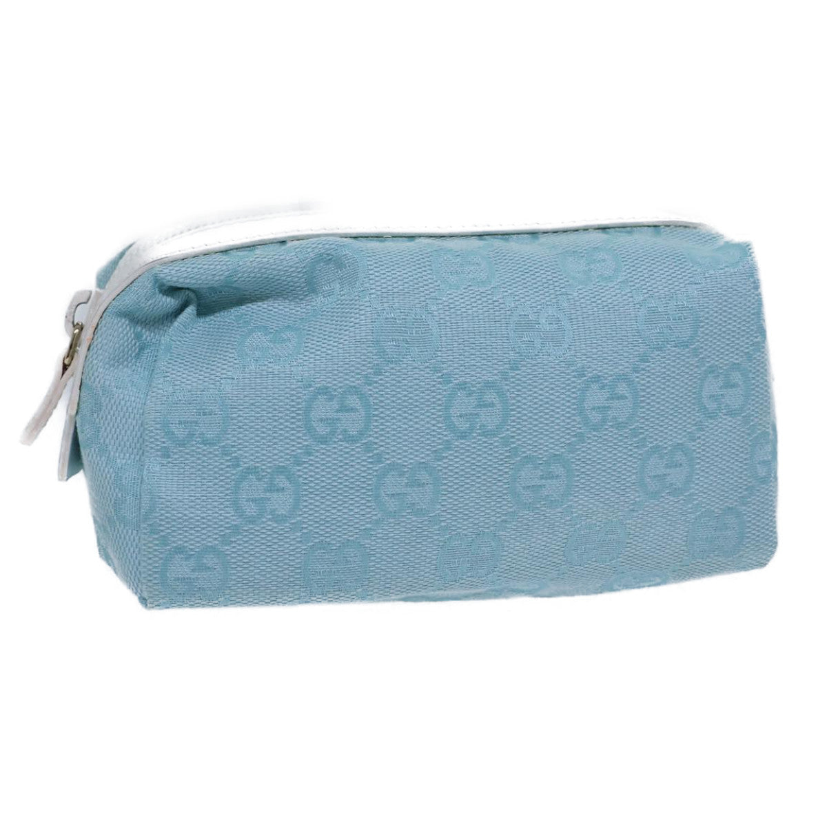 GUCCI GG Canvas Pouch Light Blue 039 1118 72109