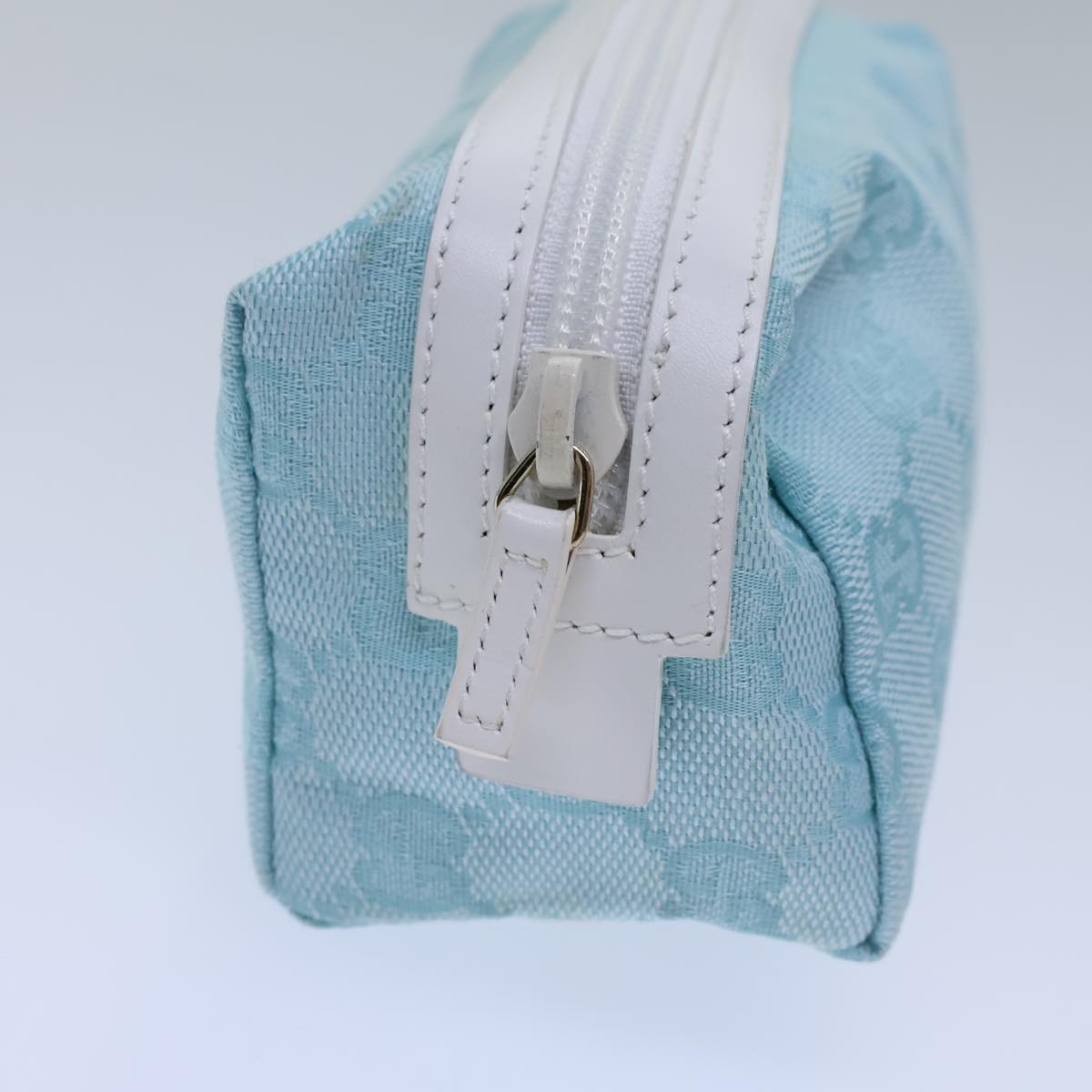 GUCCI GG Canvas Pouch Light Blue 039 1118 72109