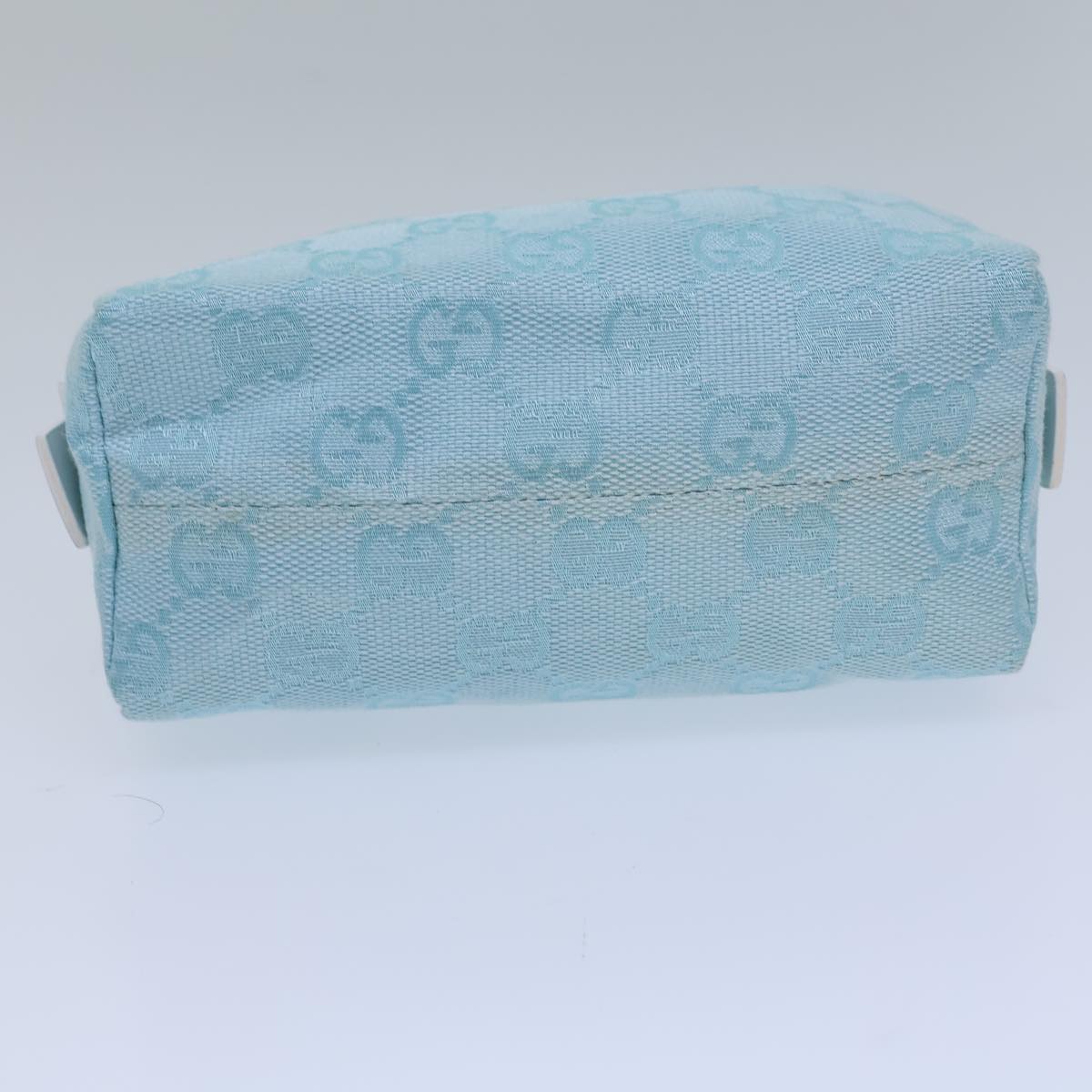 GUCCI GG Canvas Pouch Light Blue 039 1118 72109