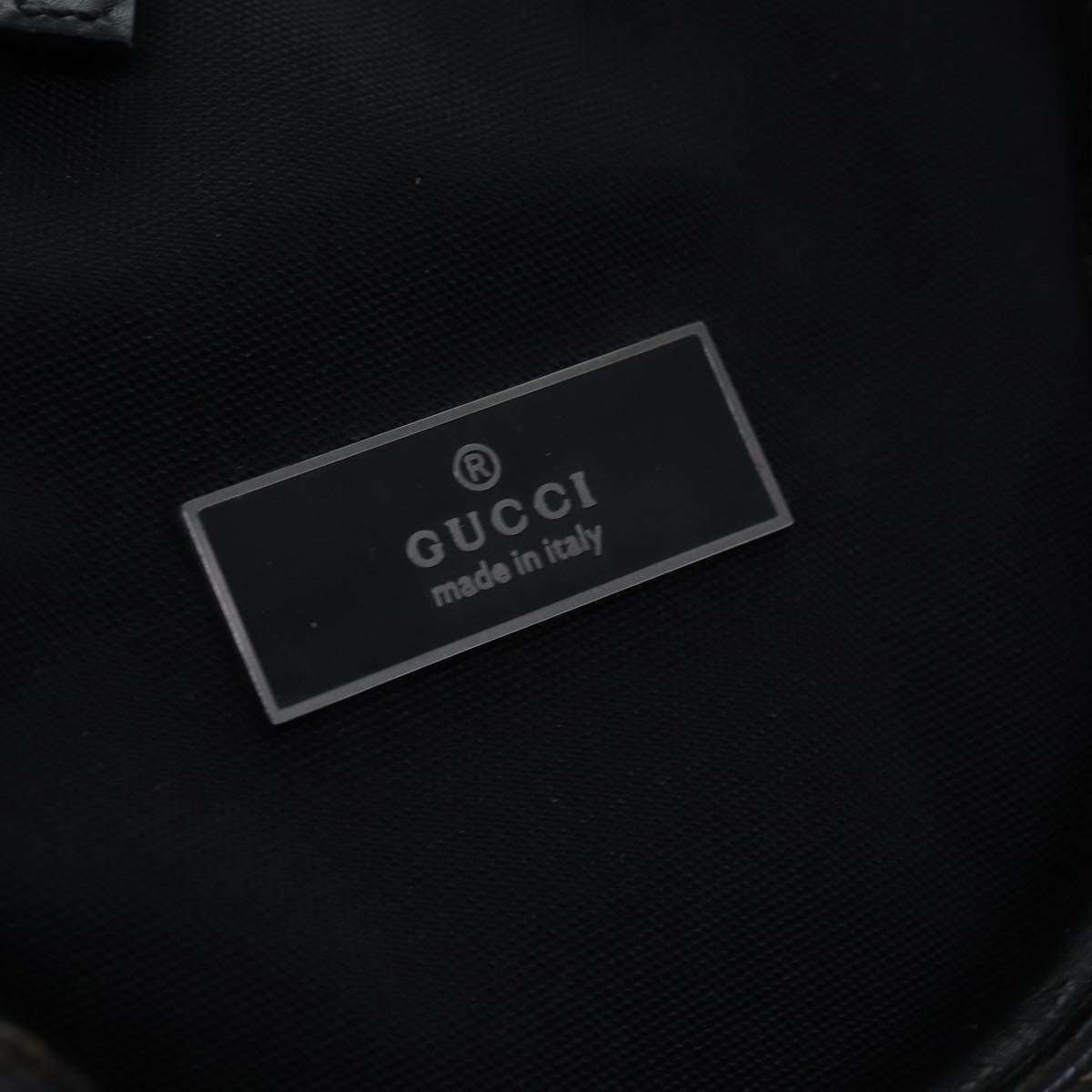 GUCCI Boston Bag Nylon 2way Black 012 0399 2123 72179