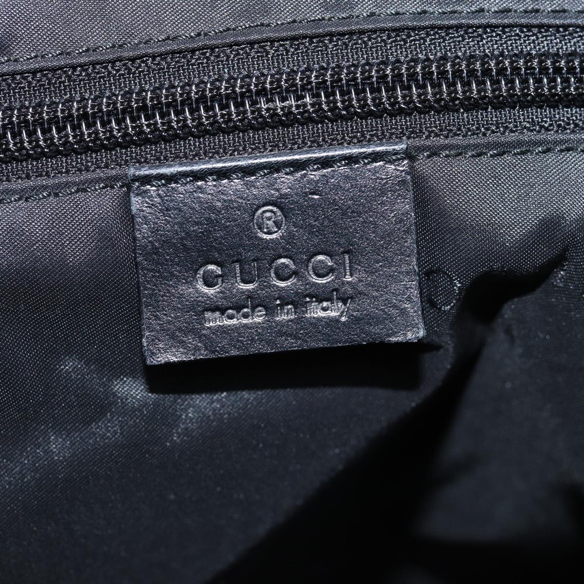 GUCCI Boston Bag Nylon 2way Black 012 0399 2123 72179