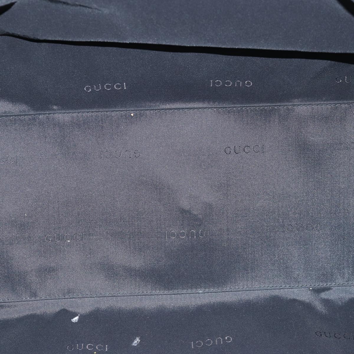 GUCCI Boston Bag Nylon 2way Black 012 0399 2123 72179