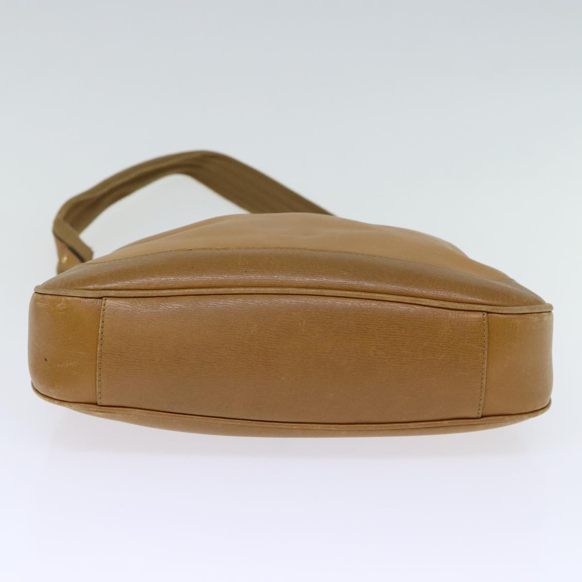 GUCCI Bamboo Shoulder Bag Leather 2way Brown 72419