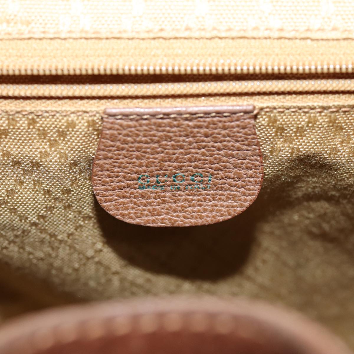 GUCCI Bamboo Backpack Suede Brown 003 2058 0016 72436
