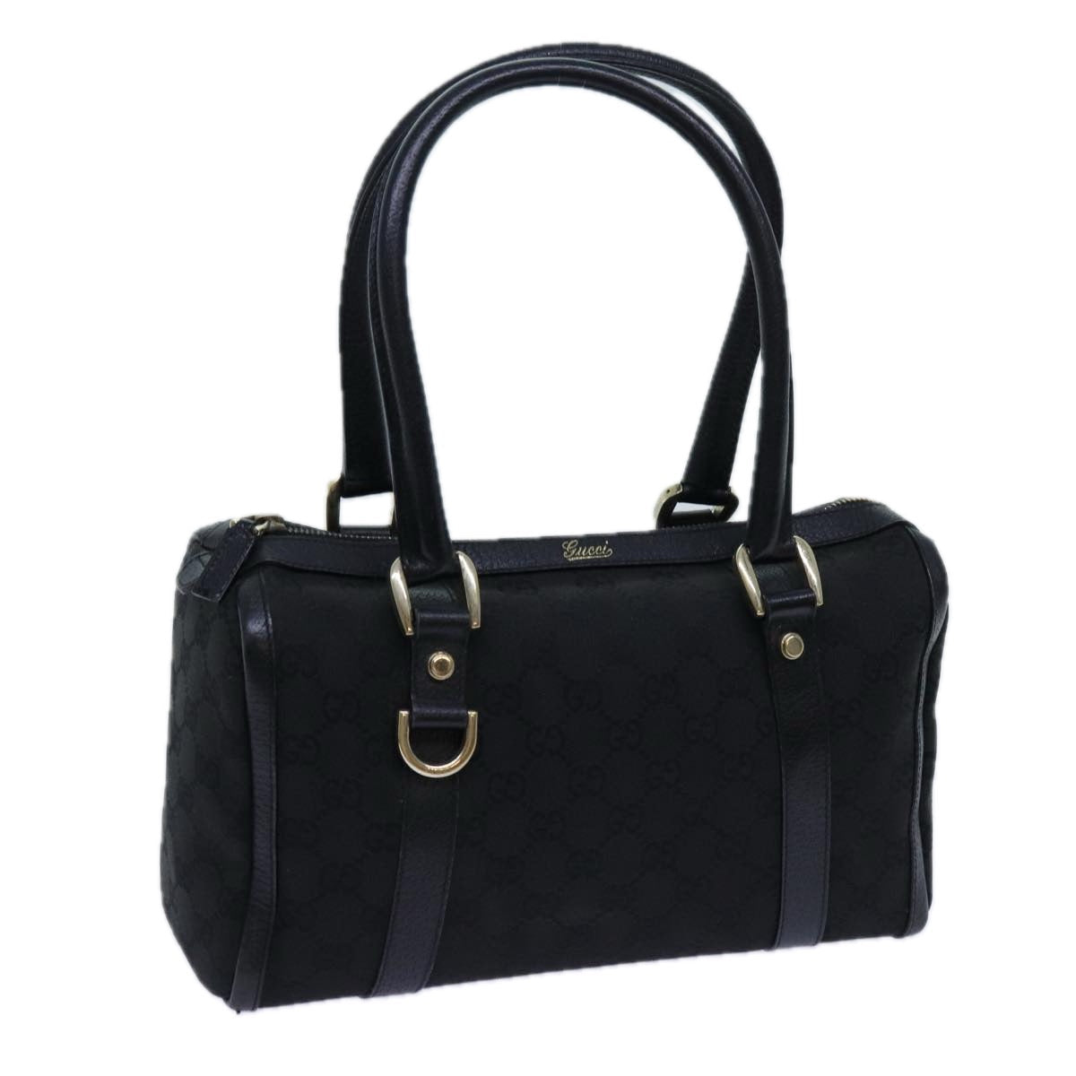 GUCCI GG Canvas Shoulder Bag Black 72519
