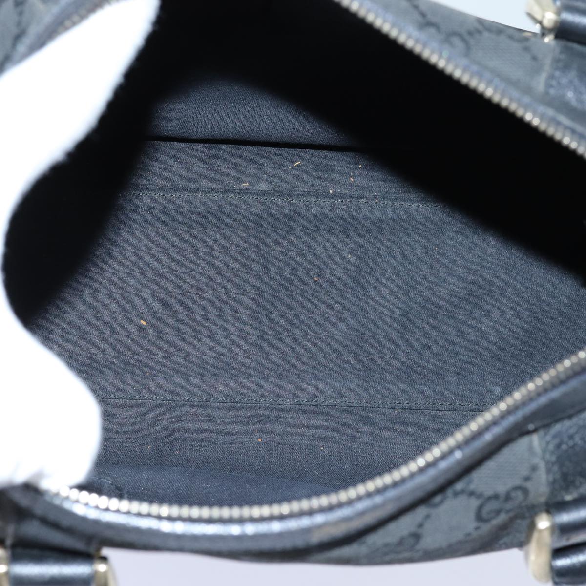 GUCCI GG Canvas Shoulder Bag Black 72519