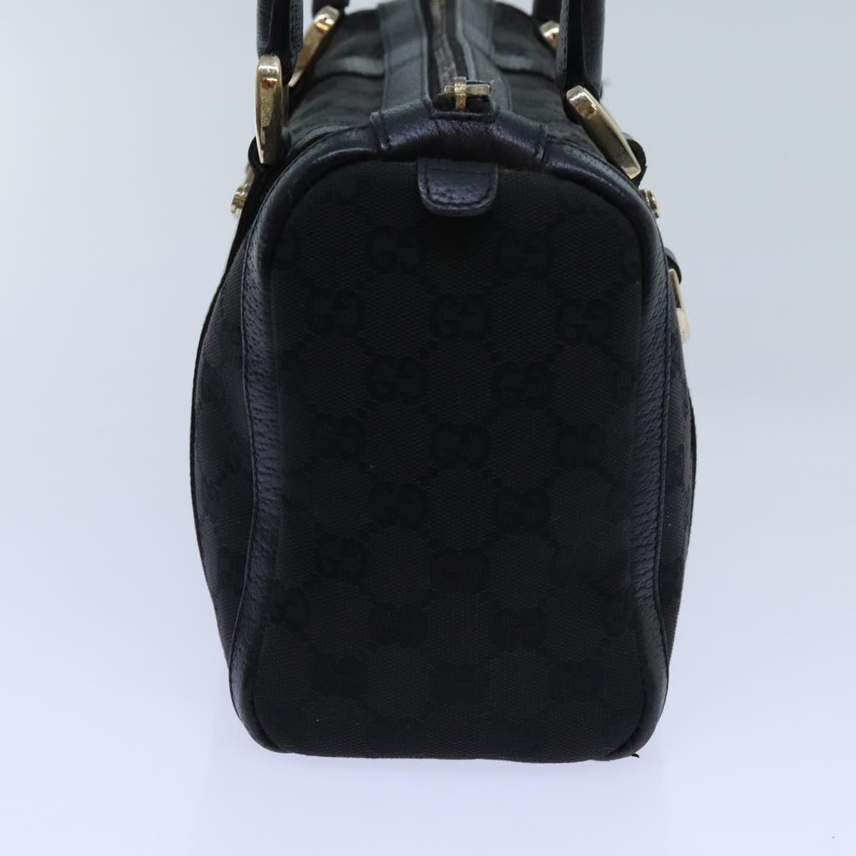 GUCCI GG Canvas Shoulder Bag Black 72519