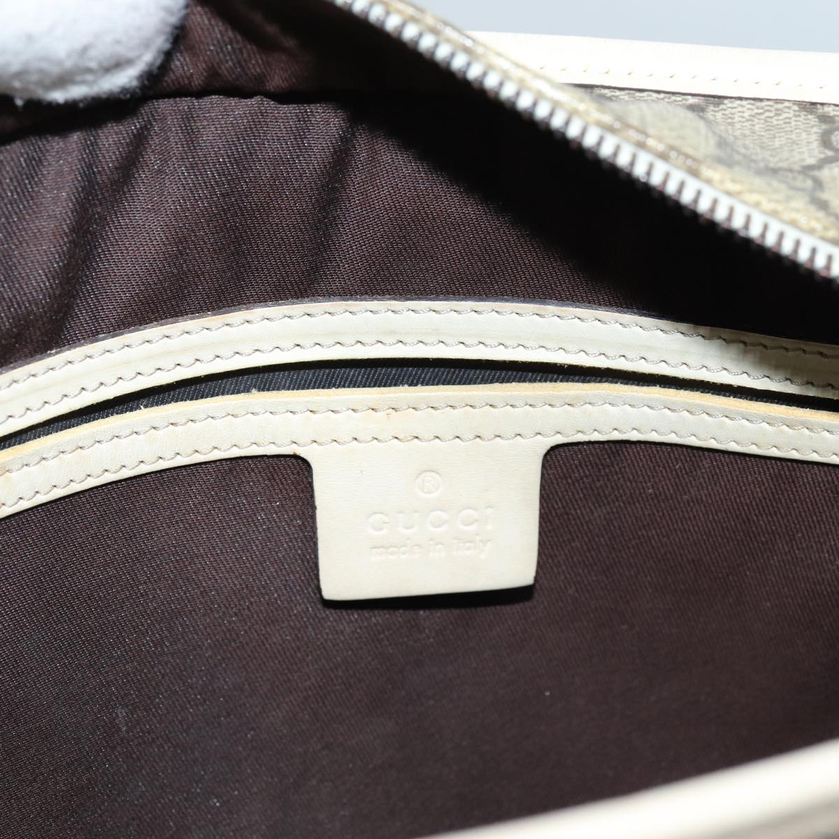 GUCCI GG Canvas Tote Bag Coated Canvas Beige 72524