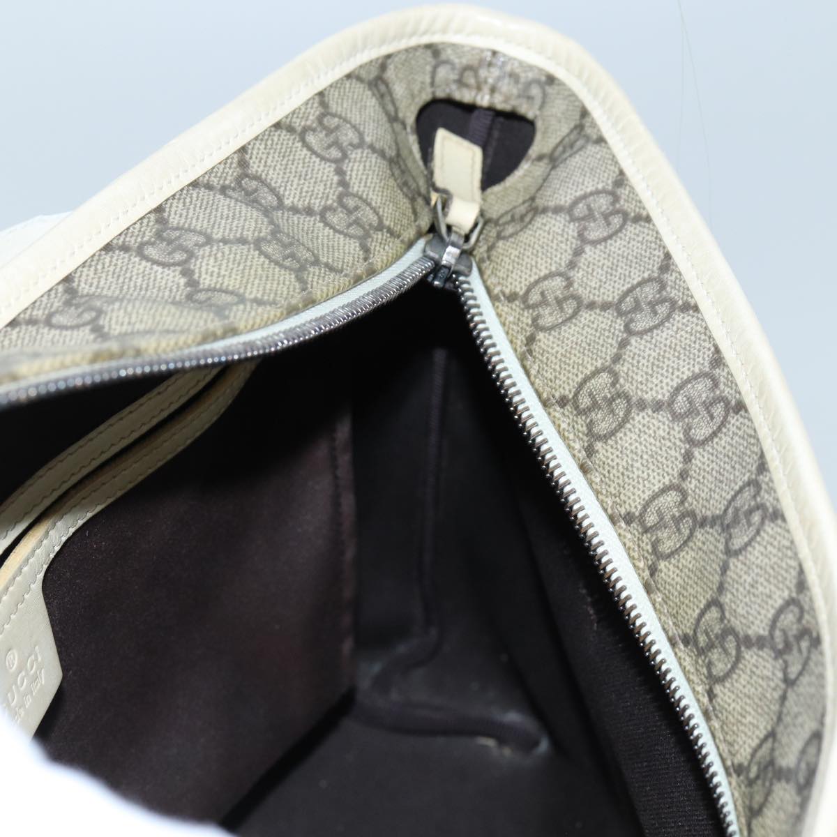 GUCCI GG Canvas Tote Bag Coated Canvas Beige 72524