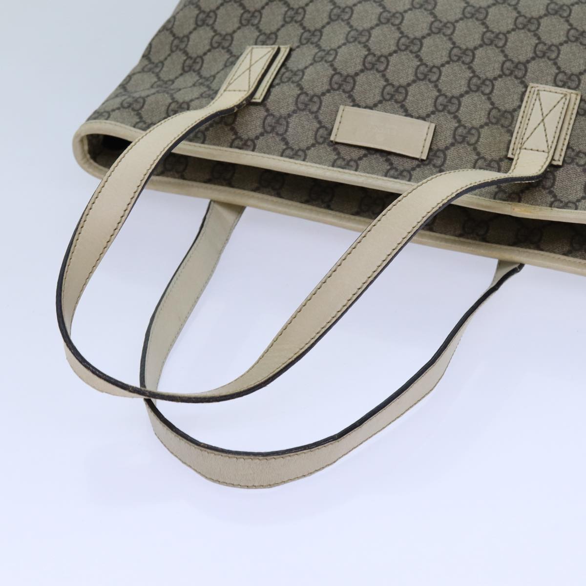 GUCCI GG Canvas Tote Bag Coated Canvas Beige 72524