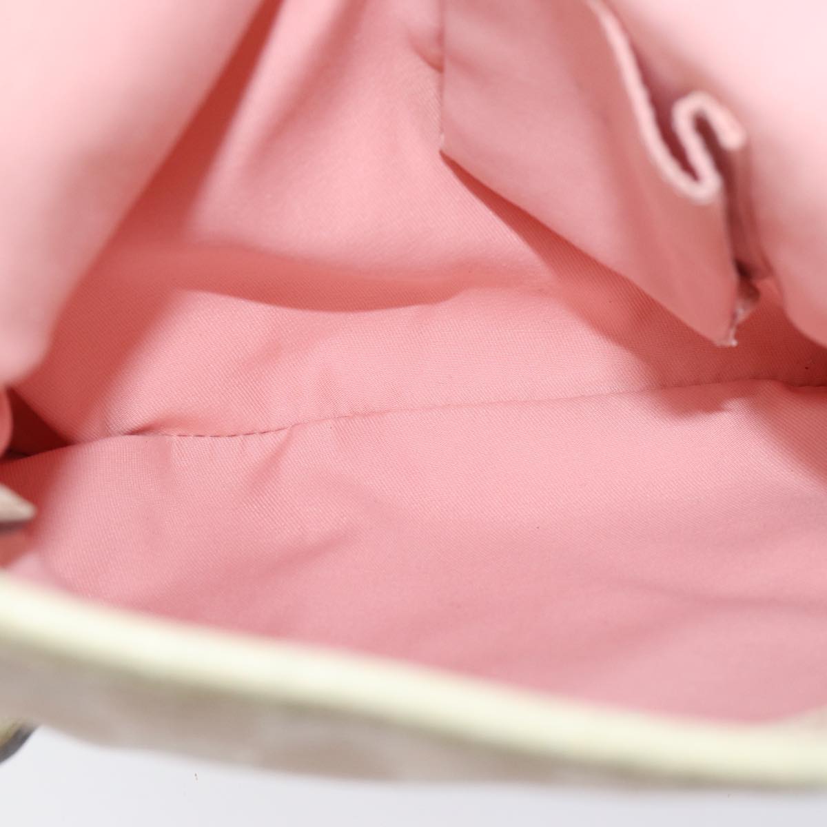 GUCCI GG Canvas Sherry Line Shoulder Bag Pink Khaki 144388 72593