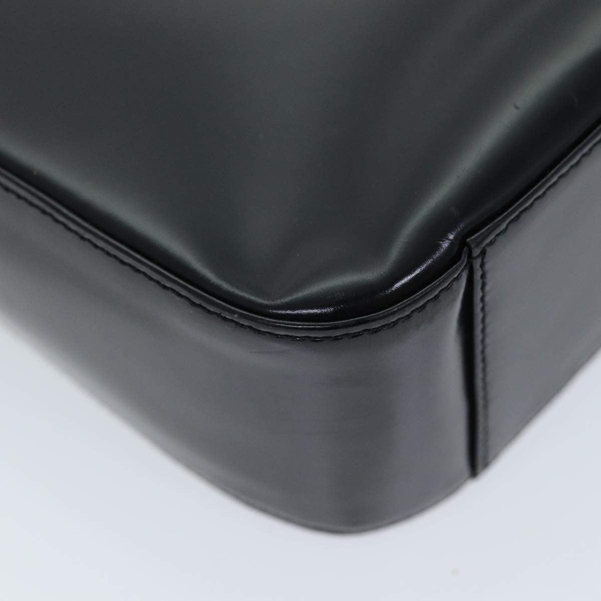 GUCCI Interlocking Shoulder Bag Enamel Black 000 0506 72605