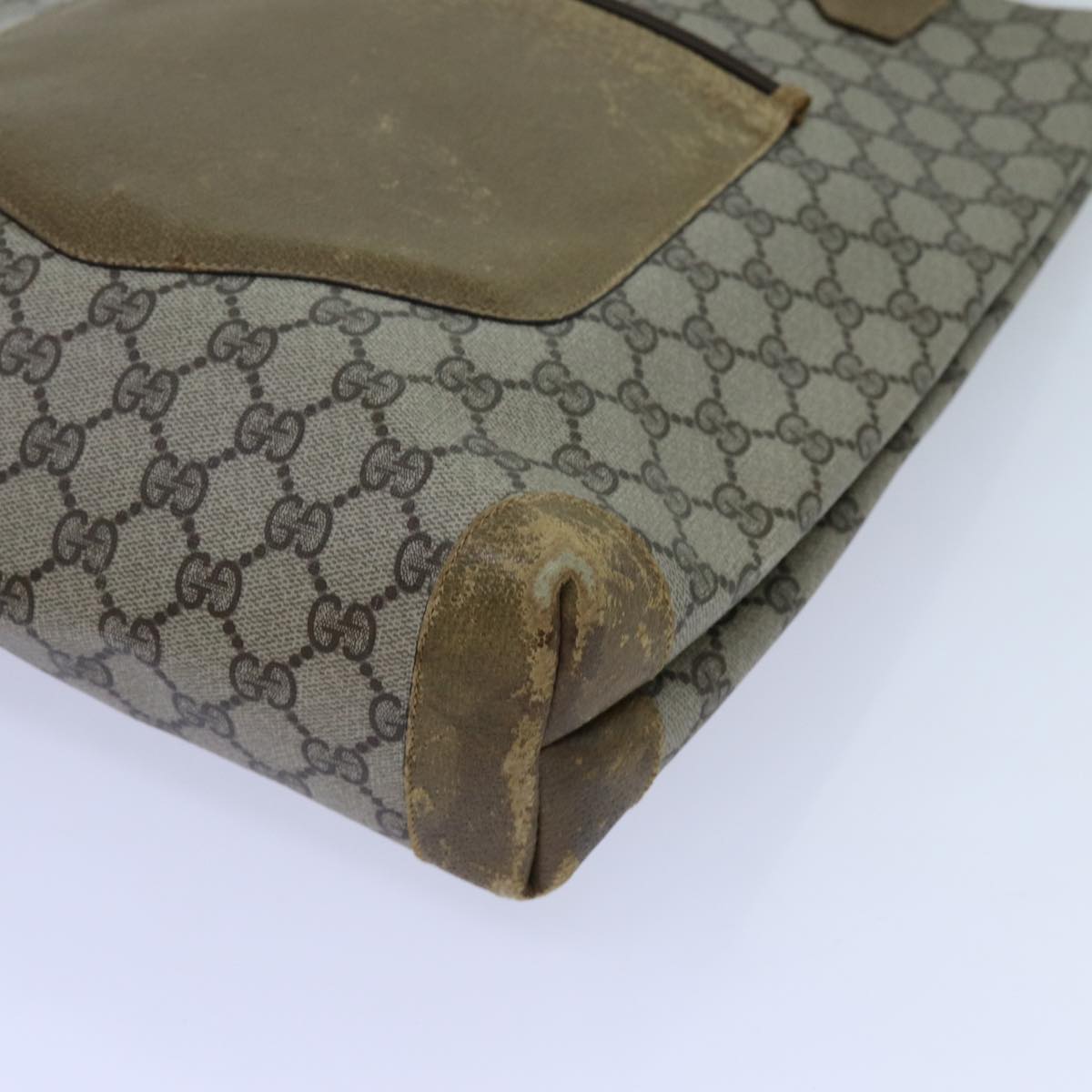 GUCCI GG Canvas Tote Bag PVC Beige 72633