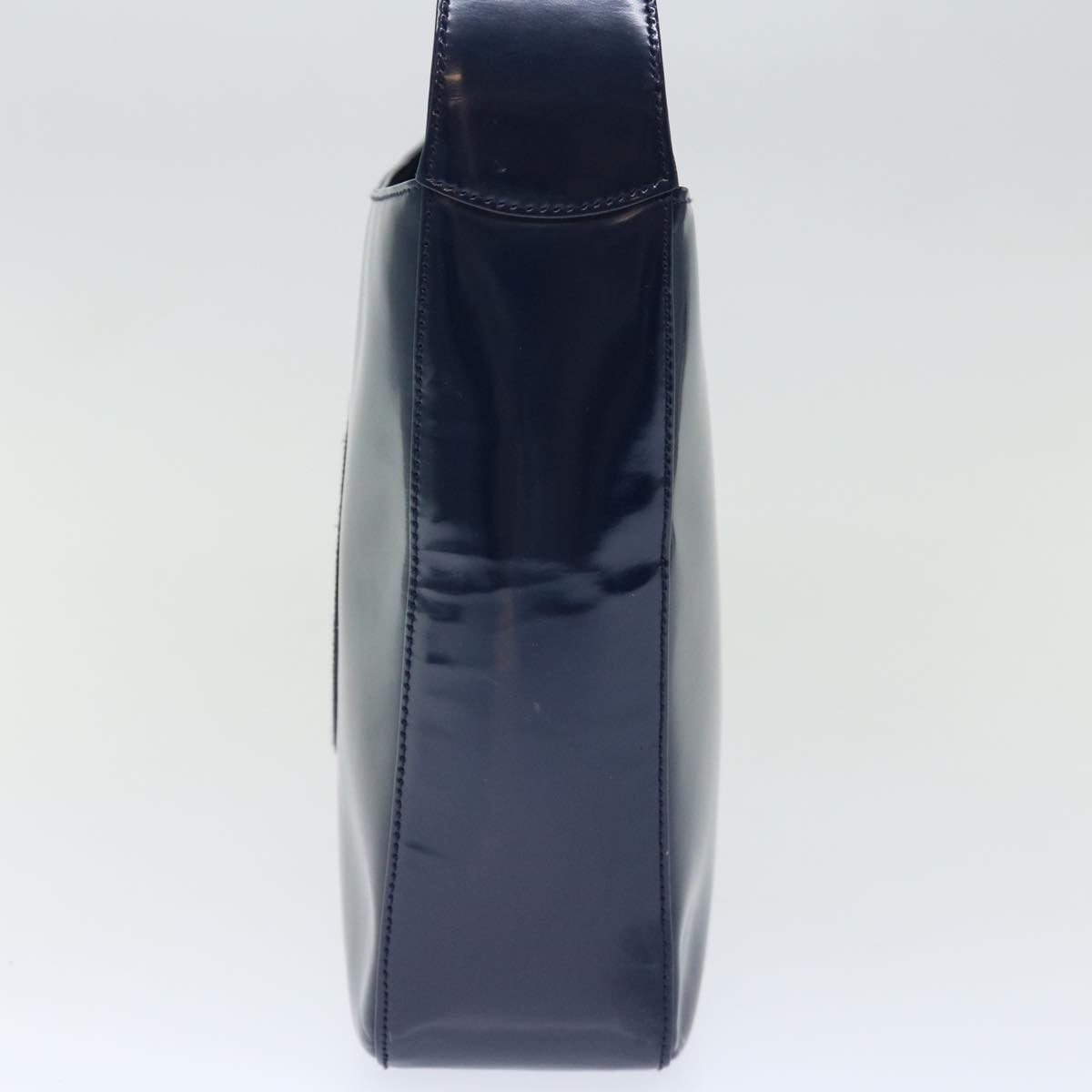 GUCCI Interlocking Shoulder Bag Enamel Navy 72657
