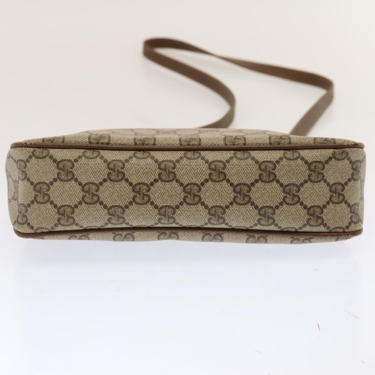 GUCCI GG Canvas Shoulder Bag PVC Beige 72759