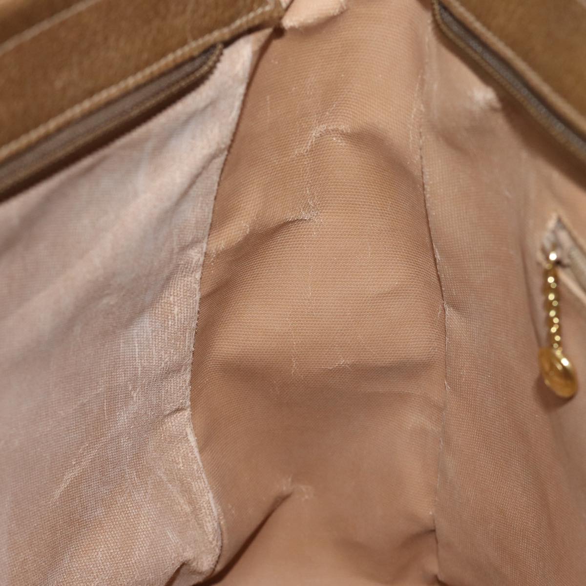 GUCCI Tote Bag Canvas Beige Brown 72800