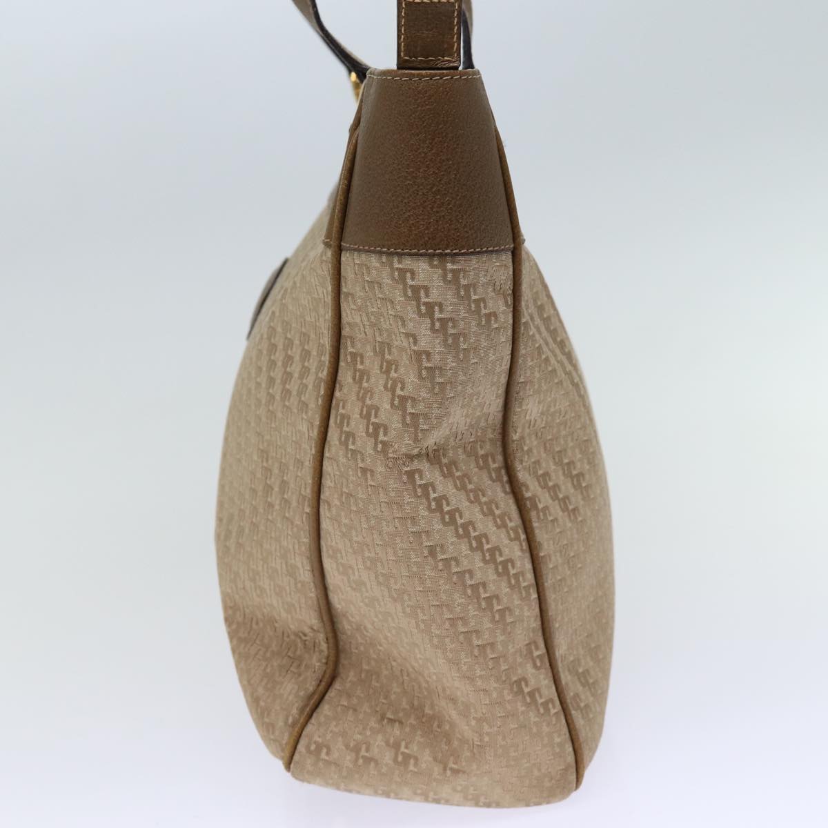 GUCCI Tote Bag Canvas Beige Brown 72800