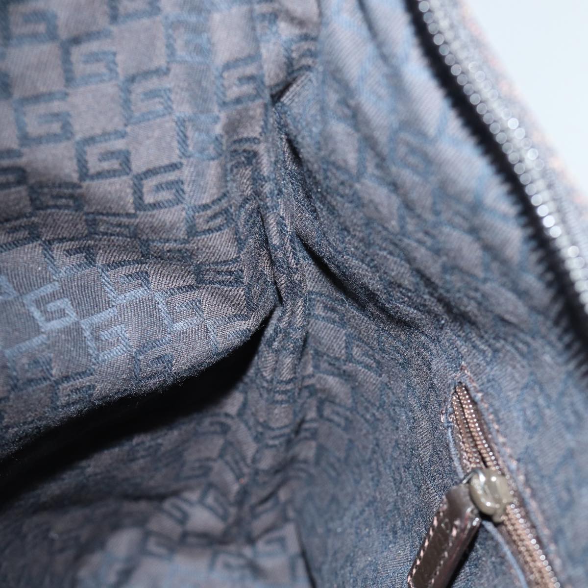 GUCCI GG Canvas Shoulder Bag Outlet Black 105649 72837