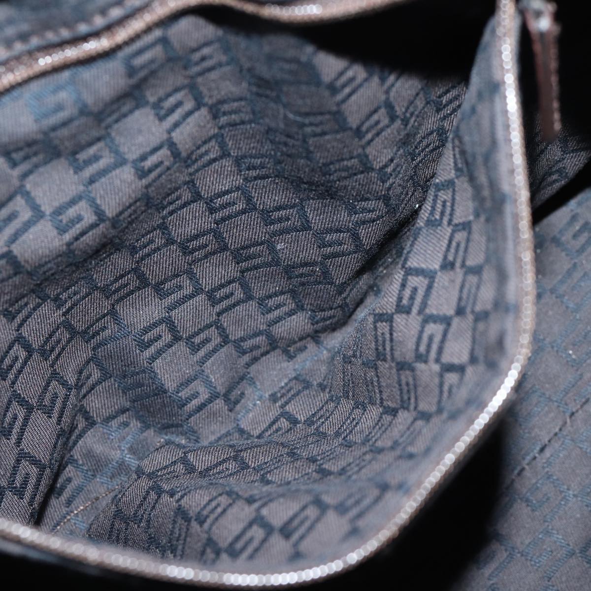 GUCCI GG Canvas Shoulder Bag Outlet Black 105649 72837