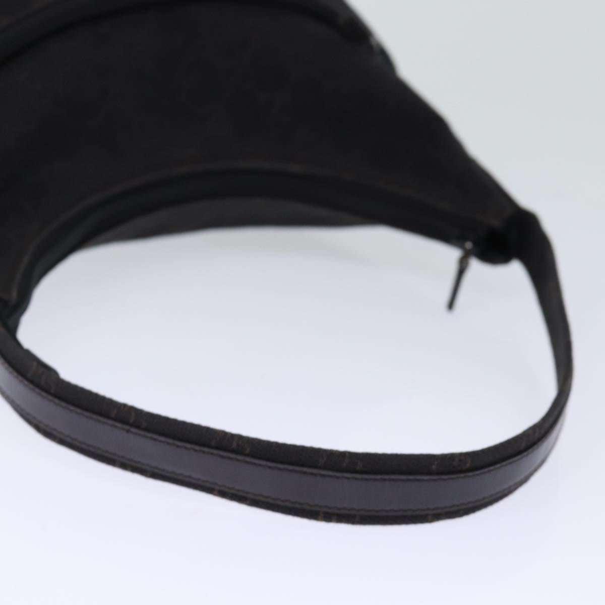 GUCCI GG Canvas Shoulder Bag Outlet Black 105649 72837