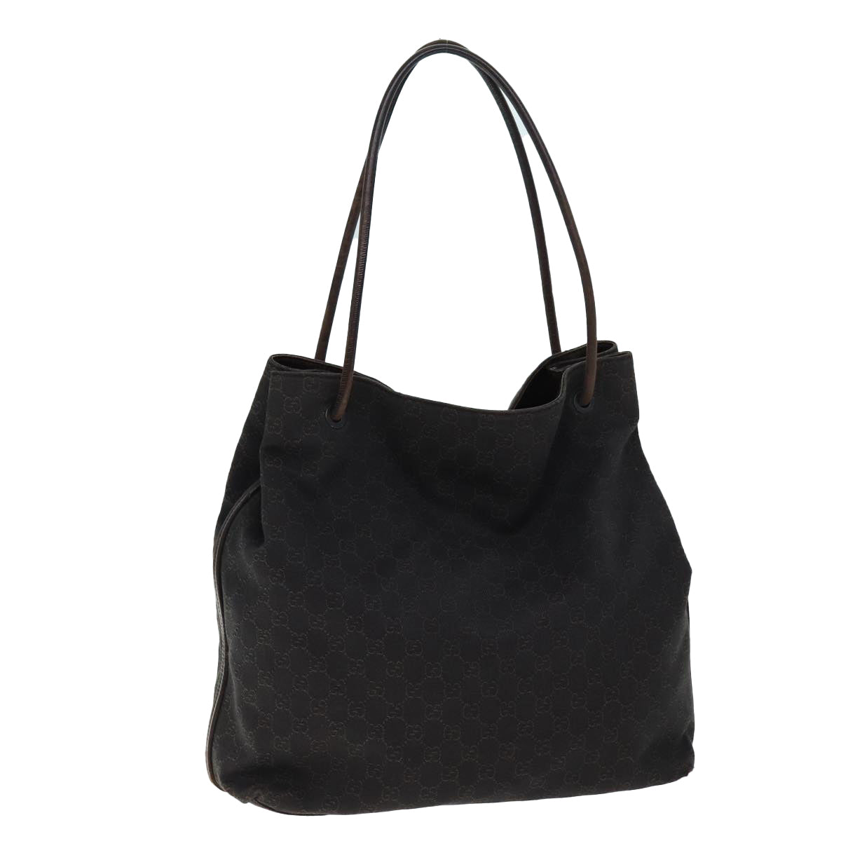 GUCCI GG Canvas Shoulder Bag Brown 101340 72839