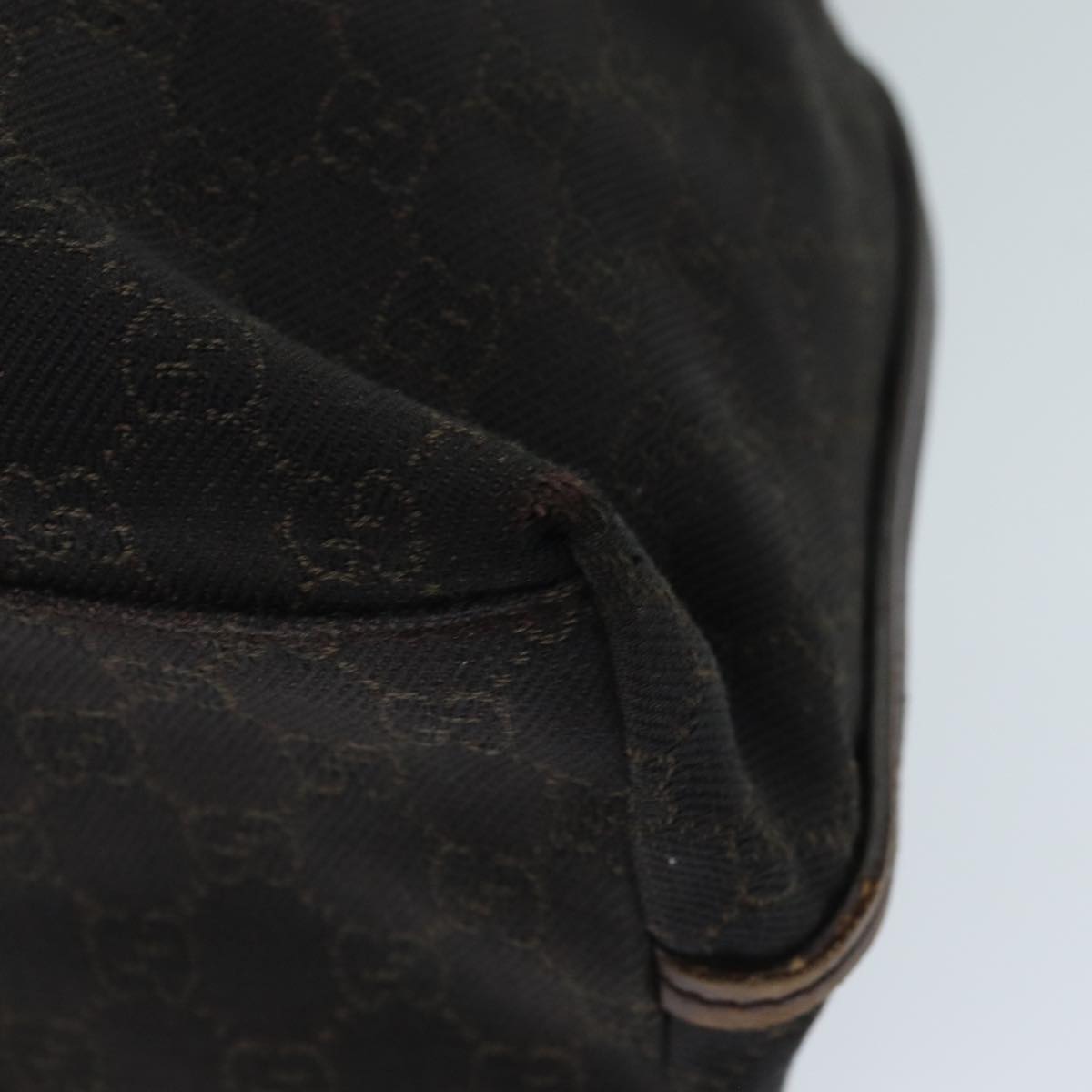 GUCCI GG Canvas Shoulder Bag Brown 101340 72839