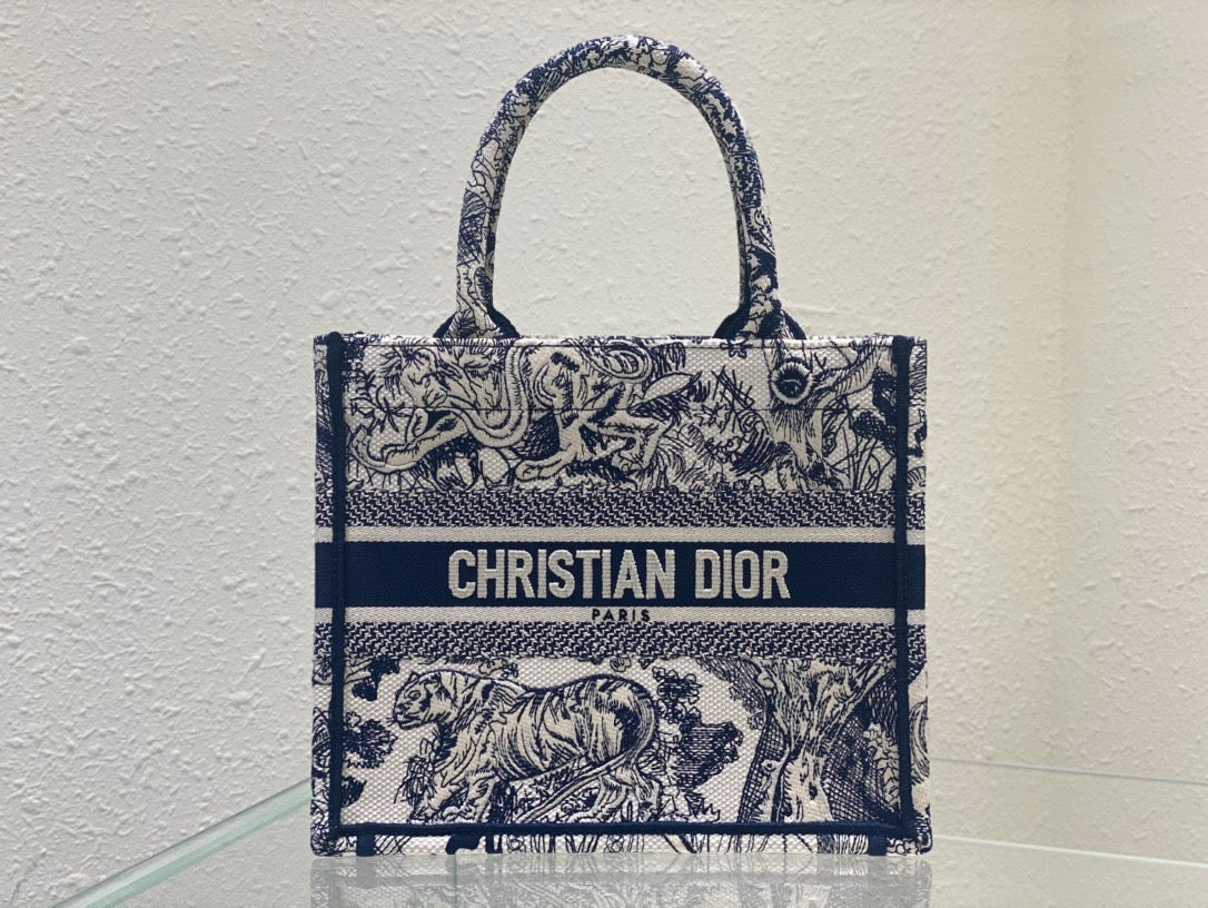 GLAMI Small Book Tote Blue, For Women, WomenÃ¢â‚¬â„¢s Handbags 26.5cm/10.5in CD M1265ZRGO_M928