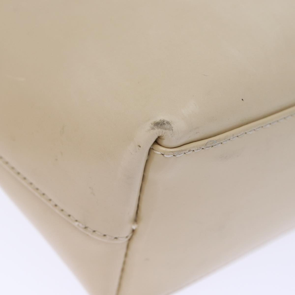GUCCI Hand Bag Patent leather Beige 72962
